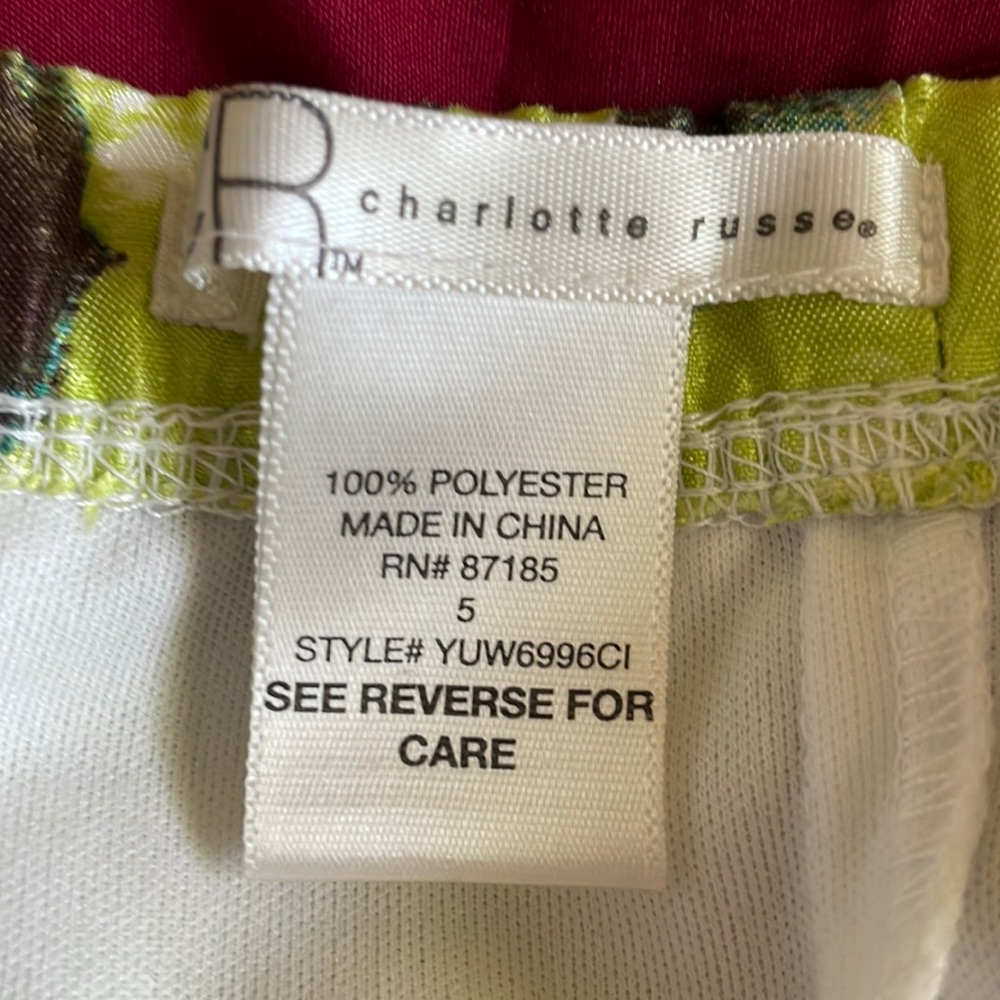 Charlotte Russe Floral Dress Size 5 - Picture 6 of 13